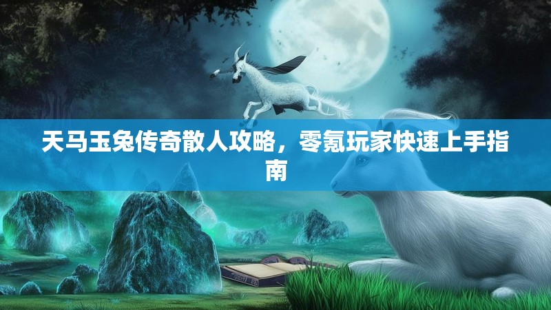 天马玉兔传奇散人攻略，零氪玩家快速上手指南