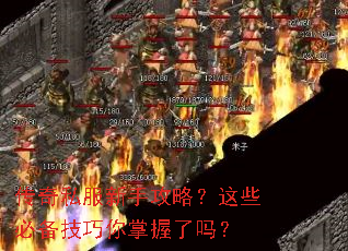 传奇私服新手攻略？这些必备技巧你掌握了吗？