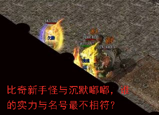 比奇新手怪与沉默嘟嘟，谁的实力与名号最不相符？