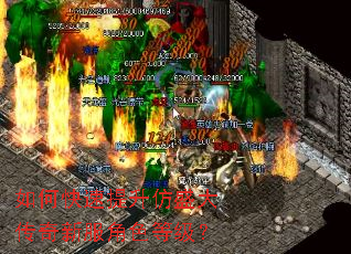 如何快速提升仿盛大传奇新服角色等级? 如何快速提升仿盛大传奇新服角色等级?