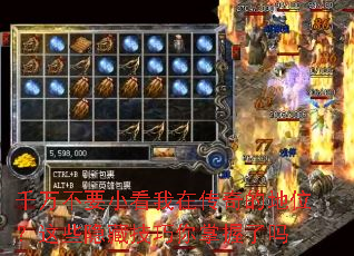 千万不要小看我在传奇的地位？这些隐藏技巧你掌握了吗