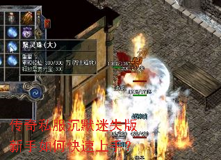 传奇私服沉默迷失版新手如何快速上手? 传奇私服沉默迷失版新手如何快速上手?