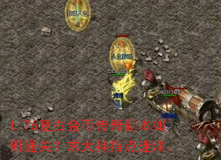 1.76复古金币传奇副本如何通关？求大神指点迷津。