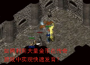 如何利用大量金币在传奇游戏中实现快速发育？