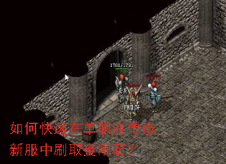 如何快速在单职业传奇新服中刷取金刚石？