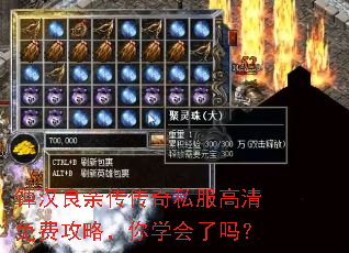 钟汉良亲传传奇私服高清免费攻略，你学会了吗？