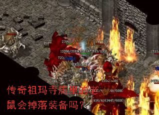 传奇祖玛寺庙里的老鼠会掉落装备吗？