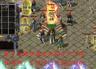 新手如何快速击杀蝎子守卫精英怪物？走位技巧与弱点解析