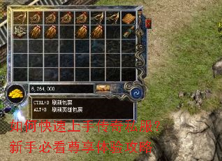 如何快速上手传奇私服？新手必看尊享体验攻略