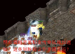 想称霸超变单职业传奇私服加速版？这些制胜秘诀你掌握了吗？