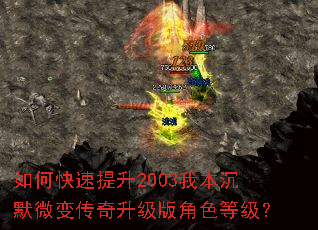 如何快速提升2003我本沉默微变传奇升级版角色等级？