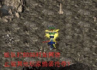 组队打BOSS时如何防止被其他玩家偷袭抢夺？