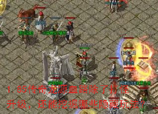 1.85传奇龙源血路除了打怪升级，还能挖掘哪些隐藏玩法？