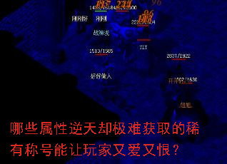 哪些属性逆天却极难获取的稀有称号能让玩家又爱又恨？