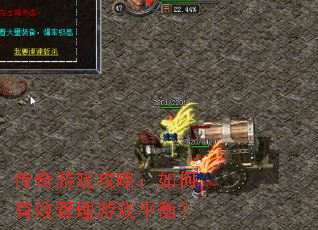 传奇游戏攻略：如何有效管理游戏平衡？