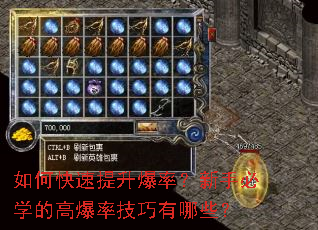 如何快速提升爆率?新手必学的高爆率技巧有哪些? 如何快速提升爆率?新手必学的高爆率技巧有哪些?