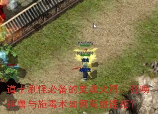 道士刷怪必备的灵魂火符、召唤神兽与施毒术如何高效连招？