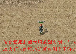 传奇私服和盛大服的烈火剑法与灵魂火符技能释放流畅度哪个更好？
