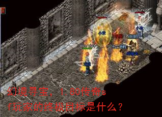 幻境寻宝，1.80传奇sf玩家的终极目标是什么？
