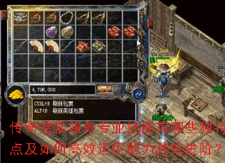 传奇搜索服务专业技能有哪些独特特点及如何高效运用助力游戏进阶? 传奇搜索服务专业技能有哪些独特特点及如何高效运用助力游戏进阶?