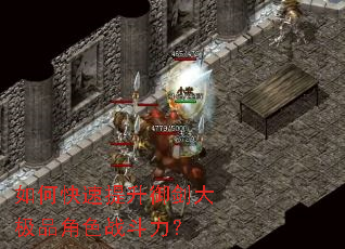 如何快速提升御剑大极品角色战斗力？