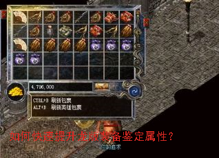 如何快速提升龙版装备鉴定属性？