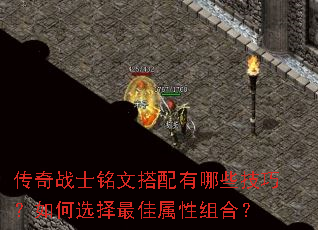 传奇战士铭文搭配有哪些技巧？如何选择最佳属性组合？