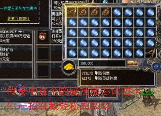 传奇中这个隐藏技能你试过吗？一招制敌轻松刷BOSS