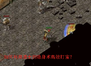 如何利用道士的隐身术高效打宝？