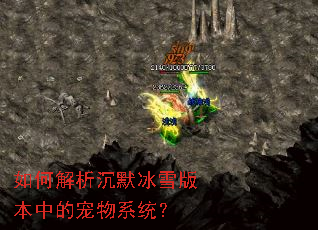 如何解析沉默冰雪版本中的宠物系统? 如何解析沉默冰雪版本中的宠物系统?