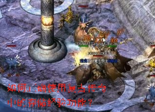 如何正确使用复古传奇中的存储经验功能? 如何正确使用复古传奇中的存储经验功能?