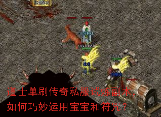 道士单刷传奇私服试炼副本，如何巧妙运用宝宝和符咒？