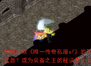 如何获取《唯一传奇私服sf》的顶级武器?成为装备之王的秘诀是什么? 如何获取《唯一传奇私服sf》的顶级武器?成为装备之王的秘诀是什么?