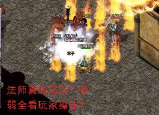 法师真的弱吗？强弱全看玩家操作？