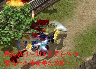 寻找私服后期阶段是否应选择高产型传奇游戏攻略？
