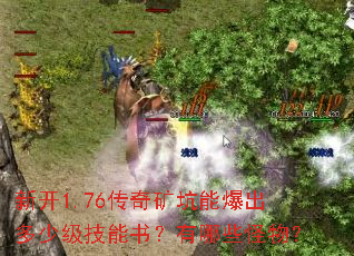 新开1.76传奇矿坑能爆出多少级技能书？有哪些怪物？