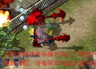 斗罗大陆传奇私服怎么玩？快速升级、技能搭配、装备获取与副本通关全攻略