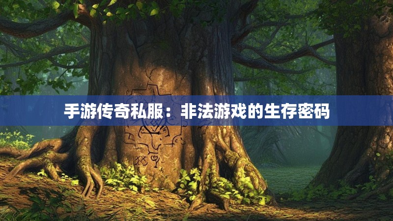 手游传奇私服:非法游戏的生存密码
