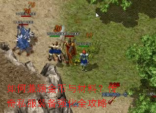 如何兼顾金币与材料?传奇私服装备强化全攻略 如何兼顾金币与材料?传奇私服装备强化全攻略