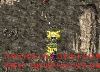 传奇私服战士玩家当前版本必选英雄有哪些？技能搭配与战力提升全解析