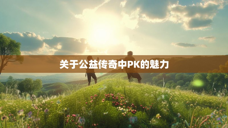 关于公益传奇中PK的魅力