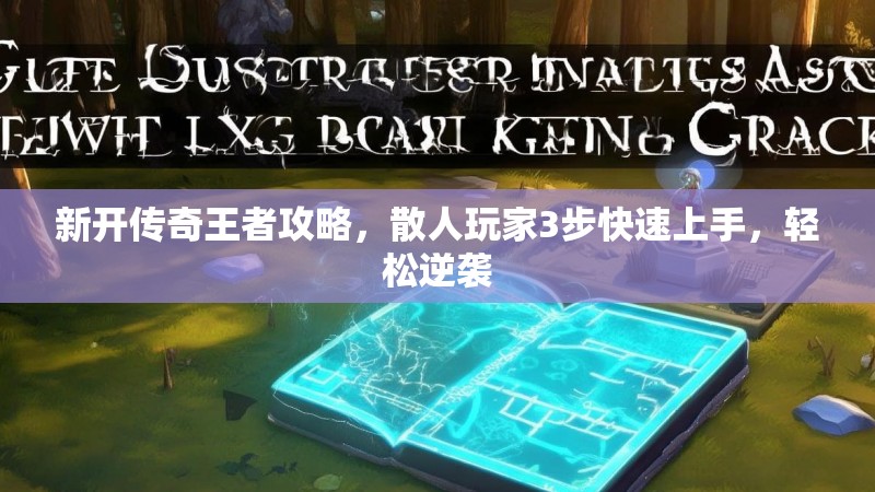 新开传奇王者攻略，散人玩家3步快速上手，轻松逆袭