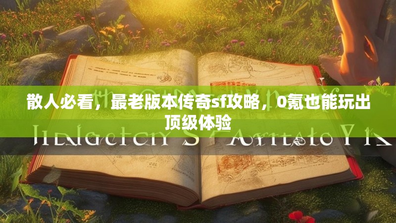 散人必看，最老版本传奇sf攻略，0氪也能玩出顶级体验