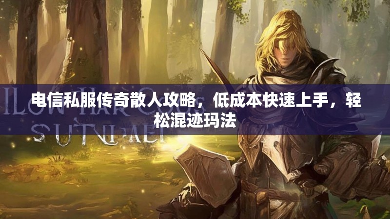 电信私服传奇散人攻略，低成本快速上手，轻松混迹玛法