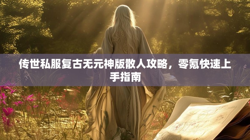 传世私服复古无元神版散人攻略，零氪快速上手指南