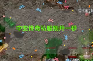 中变传奇私服刚开一秒