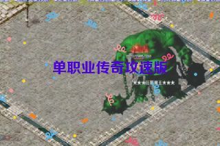 单职业传奇攻速版