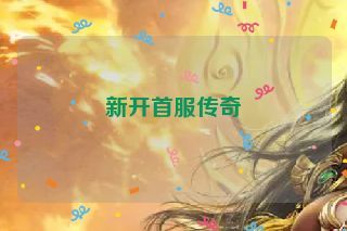 新开首服传奇 新开首服传奇