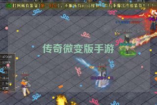 传奇微变版手游 传奇微变版手游