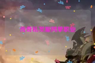 传奇私发服网单职业